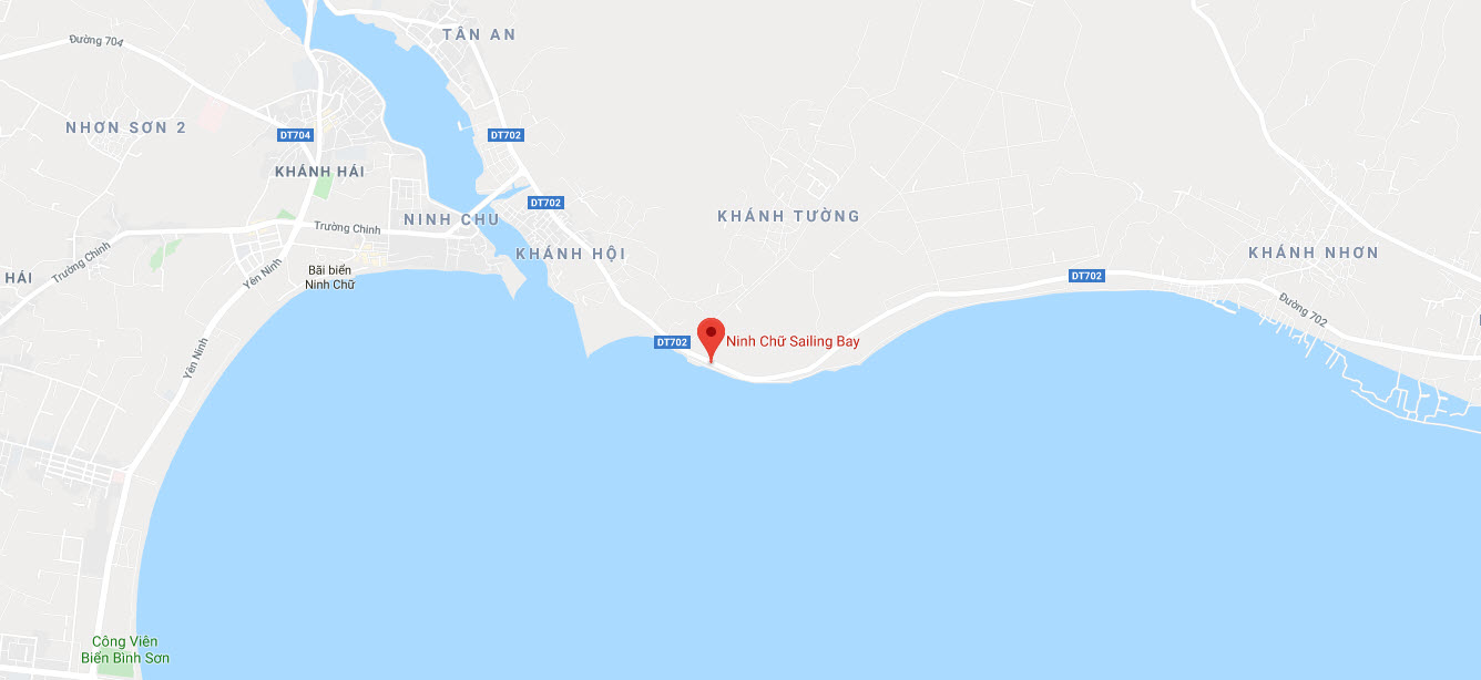vị trí Sailing Bay Ninh Chữ